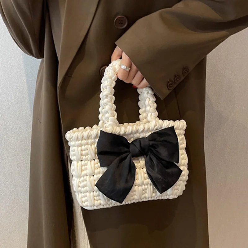 Ручная сумка с бантом и жемчугом для женщин, самодельная сумочка из материала для творчества, подарок на День святого Валентина для подруги
Ручная сумка с бантом и жемчугом для женщин, самодельная сумочка из материала для творчества, подарок на День святого Валентина для подруги