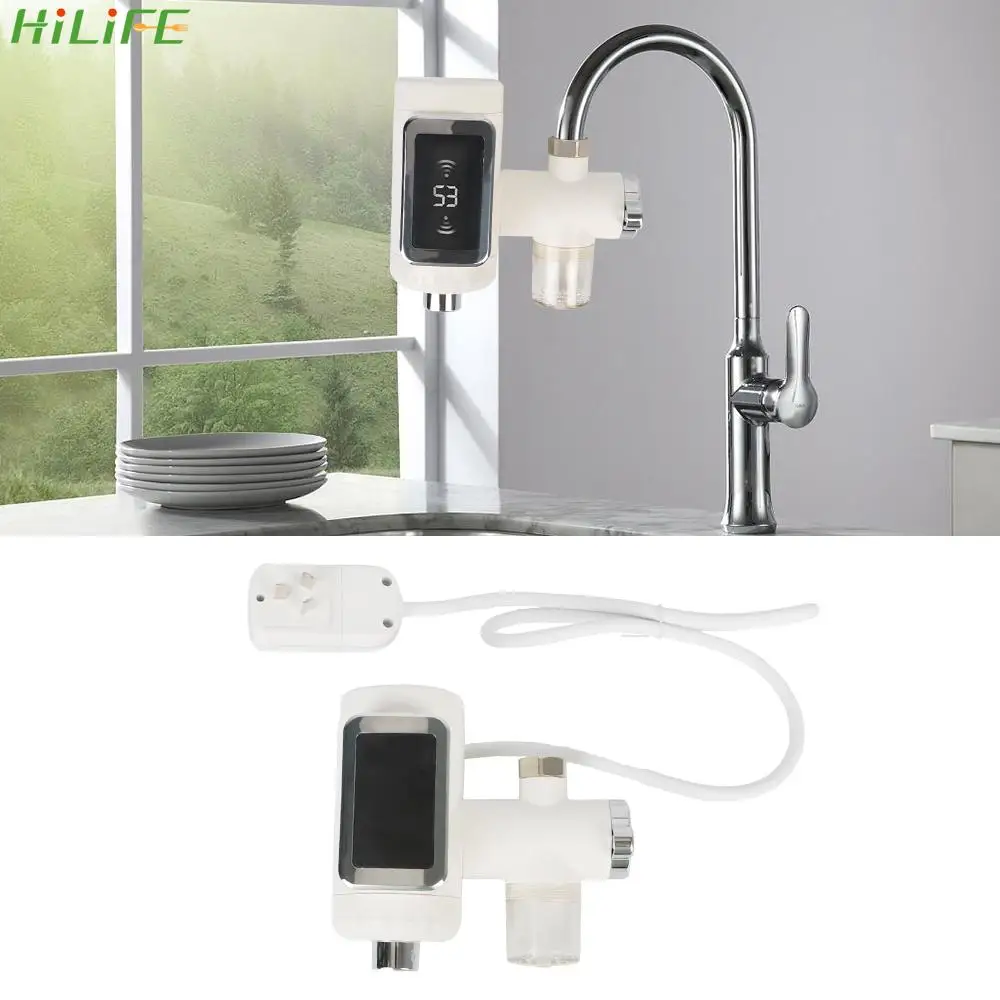 Electric Hot Water Heater Hot Cold Taps Bathroom Accessories Universal Plug Tankless Heating Kitchen Faucet Instant Heating Tap
Electric Hot Water Heater Hot Cold Taps Bathroom Accessories Universal Plug Tankless Heating Kitchen Faucet Instant Heating Tap