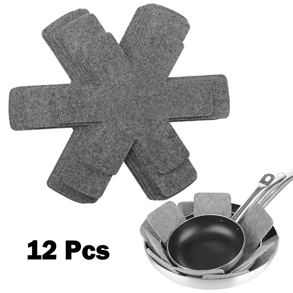 Pan Protector Pans Pads Protectors Pads Grey Kitchen Tools Non-woven Pot Dividers Pads Tableware Mat 12PCS 3 Size
Pan Protector Pans Pads Protectors Pads Grey Kitchen Tools Non-woven Pot Dividers Pads Tableware Mat 12PCS 3 Size