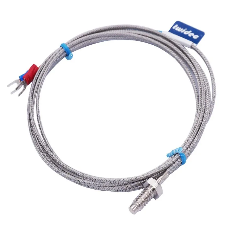 

NPT1/4" Screw Probe Temperature Sensor K Type Thermocouple Cable Temperature Range: 0-600°C LT-104