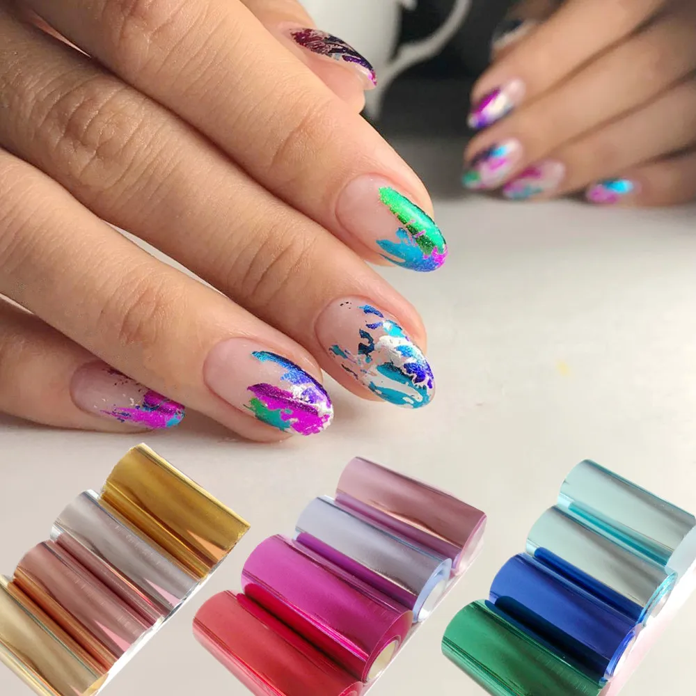 100cmx4cm DIY Nail Sticker For Nails DIY Nail Art Transfer Foils Mirror Metal Finger Decal Manicure Film
100cmx4cm DIY Nail Sticker For Nails DIY Nail Art Transfer Foils Mirror Metal Finger Decal Manicure Film