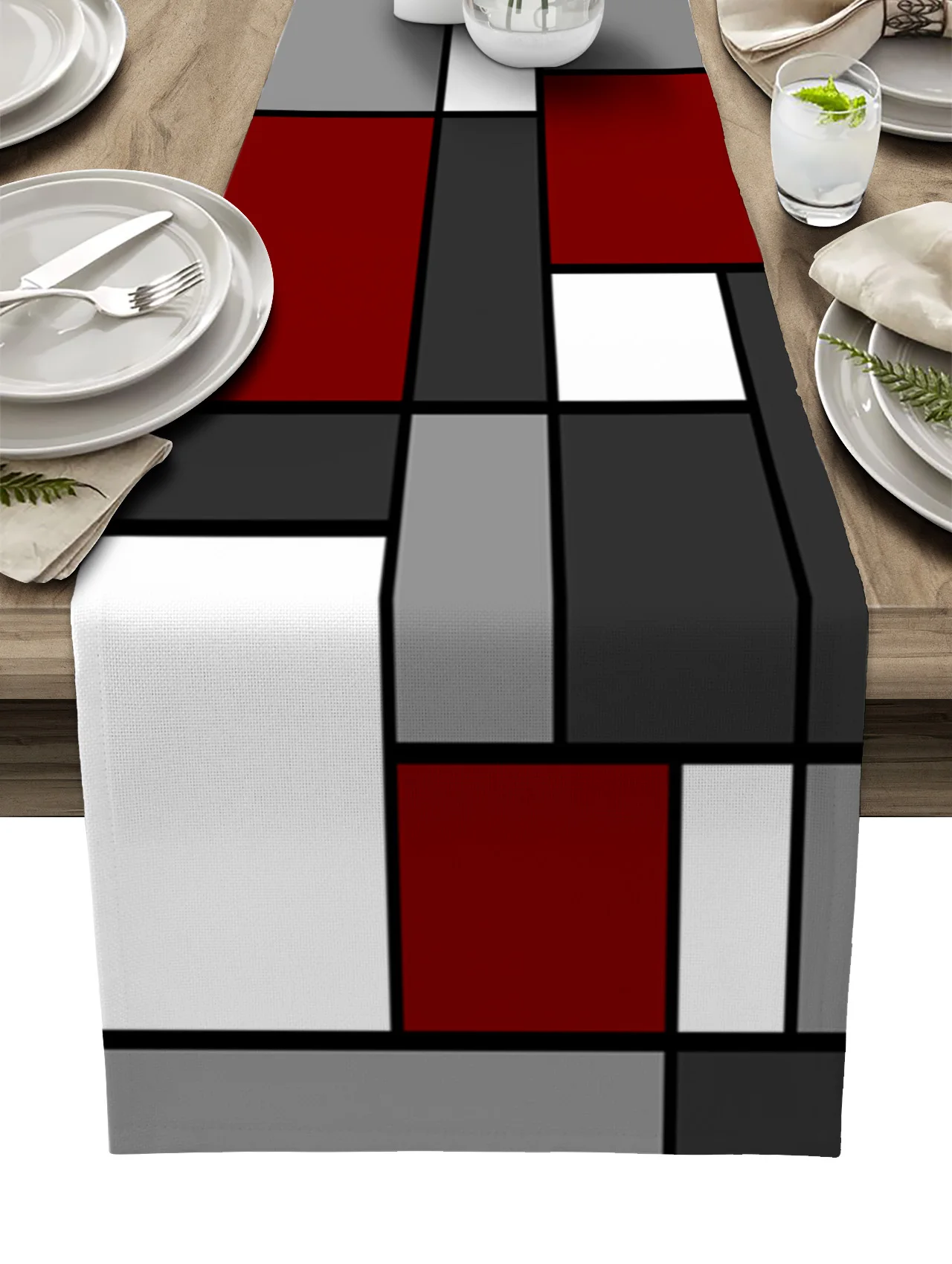 Geometry Red Abstract Linen Table Runner Kitchen Table Decoration Farmhouse Reusable Dining Tablecloth Wedding Party Decor
Geometry Red Abstract Linen Table Runner Kitchen Table Decoration Farmhouse Reusable Dining Tablecloth Wedding Party Decor