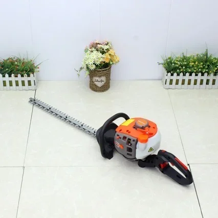 

Hedge Trimmer Double Blade Gasoline Powered Two Stroke Gardening Tools 22.5cc 0.75KW Pruning Shears Brush Cutter