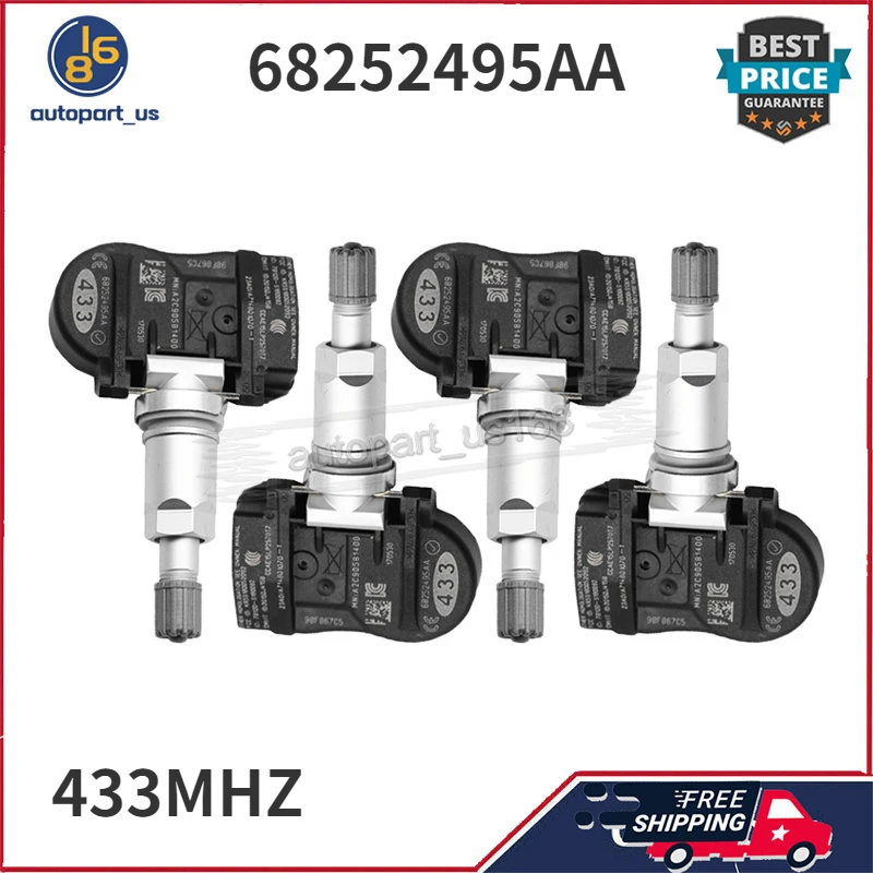 Система контроля давления в шинах 4 шт., датчик давления в шинах 433 МГц 68252495AA Для Dodge Durango 2018-2020 Jeep Grand Cherokee 2016-2020
Система контроля давления в шинах 4 шт., датчик давления в шинах 433 МГц 68252495AA Для Dodge Durango 2018-2020 Jeep Grand Cherokee 2016-2020