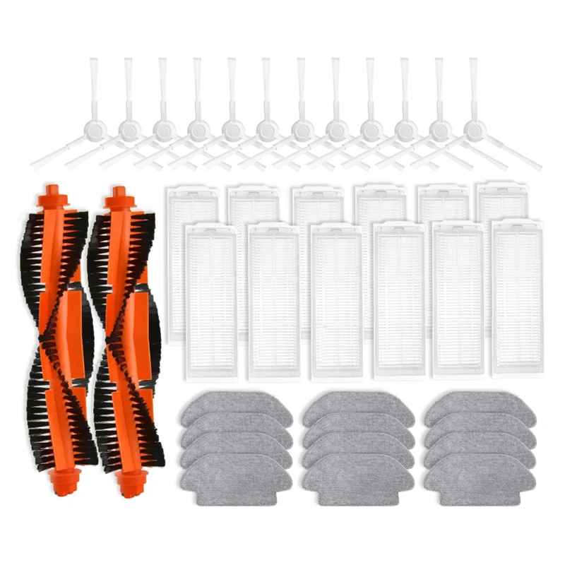 Main Side Brush Hepa Filter Mop Cloth For Xiaomi Robot Vacuum T12 / S10 / S12 / B106GL Accessories
Main Side Brush Hepa Filter Mop Cloth For Xiaomi Robot Vacuum T12 / S10 / S12 / B106GL Accessories