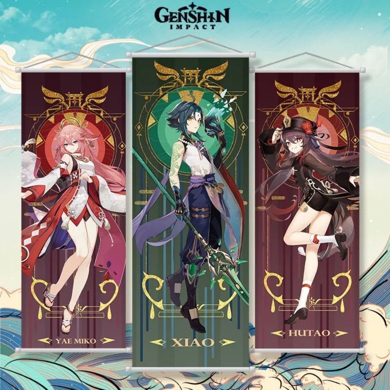 Anime Genshin New Original Series Hanging Painting Silk Poster Engraved Wendy Ganyu Reel Two-dimensional Peripheral
Anime Genshin New Original Series Hanging Painting Silk Poster Engraved Wendy Ganyu Reel Two-dimensional Peripheral