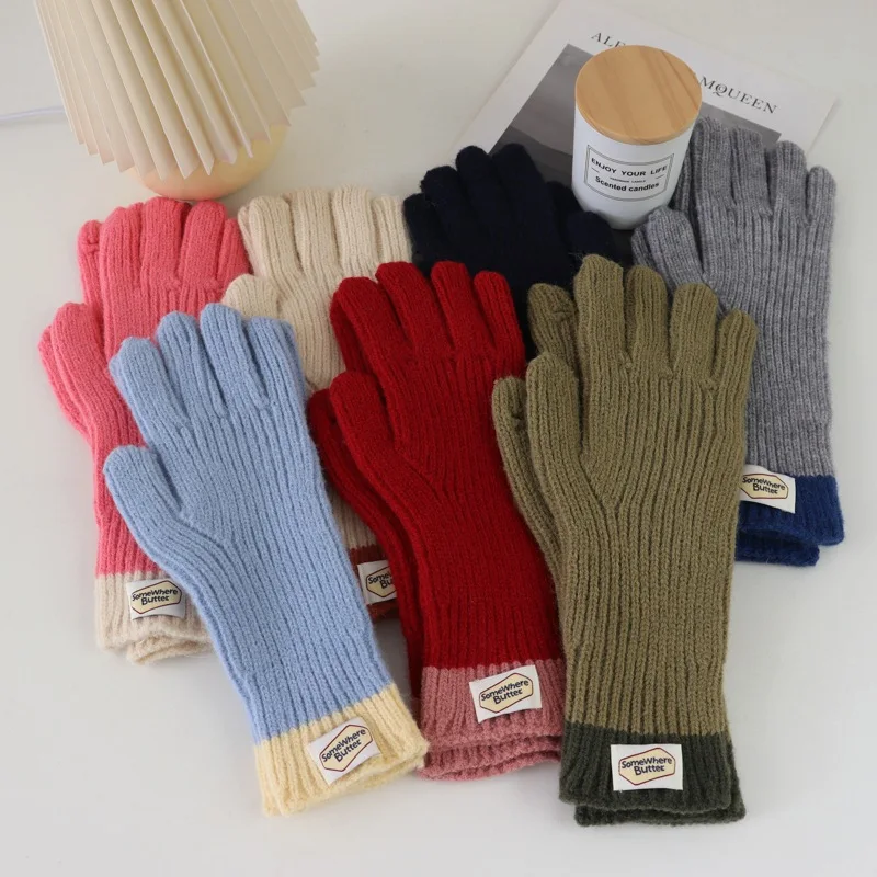 Women Touch Screen Knitted Gloves Winter Labelling Decoration Warm Gloves Solid Fluffy Work Gloves Mittens For Women
Women Touch Screen Knitted Gloves Winter Labelling Decoration Warm Gloves Solid Fluffy Work Gloves Mittens For Women