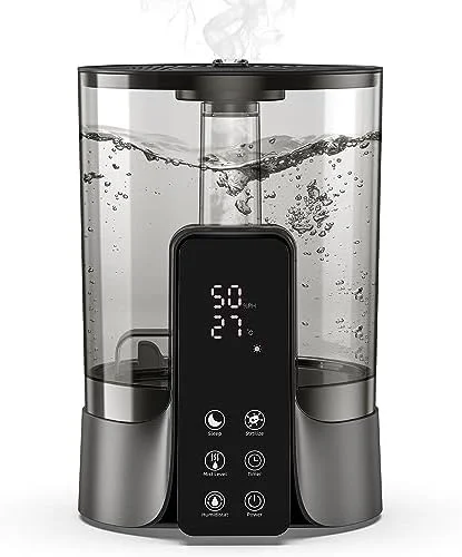 Humidifier for Bedroom, 5.5L Cool Mist Humidifier for Large Room, Quiet Humidifiers with Night Light for Baby & Plants, Last Dif
Humidifier for Bedroom, 5.5L Cool Mist Humidifier for Large Room, Quiet Humidifiers with Night Light for Baby & Plants, Last Dif