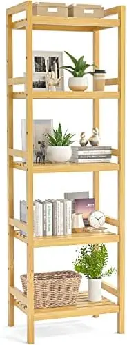 Bookshelf, 5-Tier Narrow 55.9\u201D Adjustable Book Shelf Bookcase Bathroom Shelves Freestanding Storage Stand for Living Room,
Bookshelf, 5-Tier Narrow 55.9\u201D Adjustable Book Shelf Bookcase Bathroom Shelves Freestanding Storage Stand for Living Room,