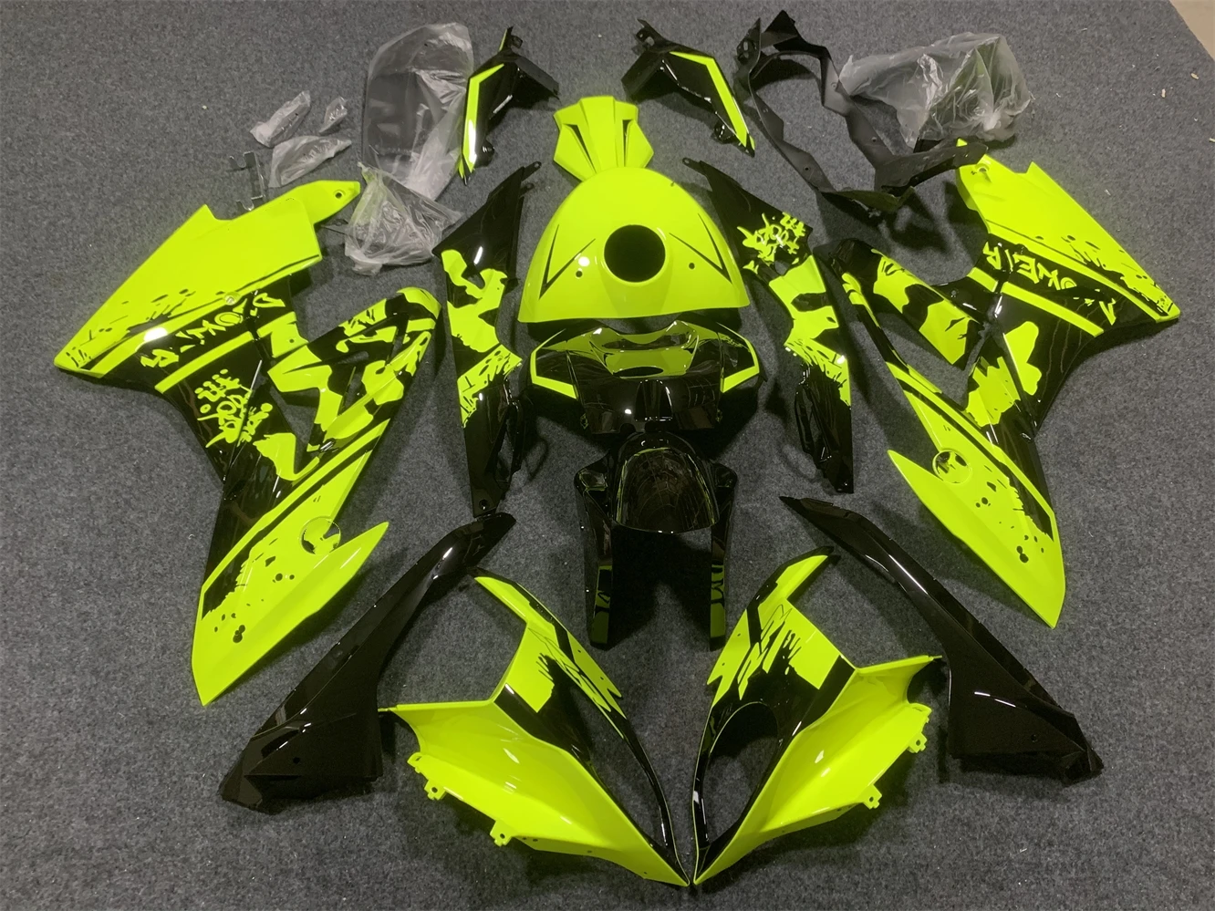 

Motorcycle Fairings Kit Fit For S1000rr 2015 2016 2017 2018 Bodywork Set High Quality ABS Injection Neon Fluorescence Black