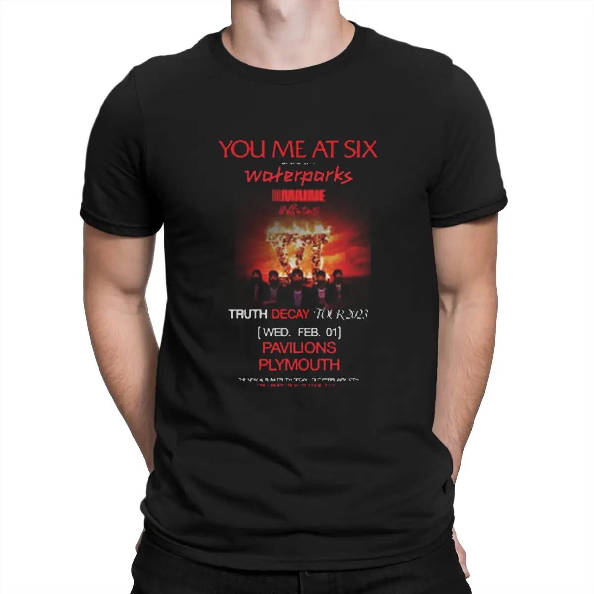 Pop Punk Band In The UK T-Shirts for Men You Me At Six Funny Cotton Tees Round Collar Short Sleeve T Shirt Unique Tops
Pop Punk Band In The UK T-Shirts for Men You Me At Six Funny Cotton Tees Round Collar Short Sleeve T Shirt Unique Tops