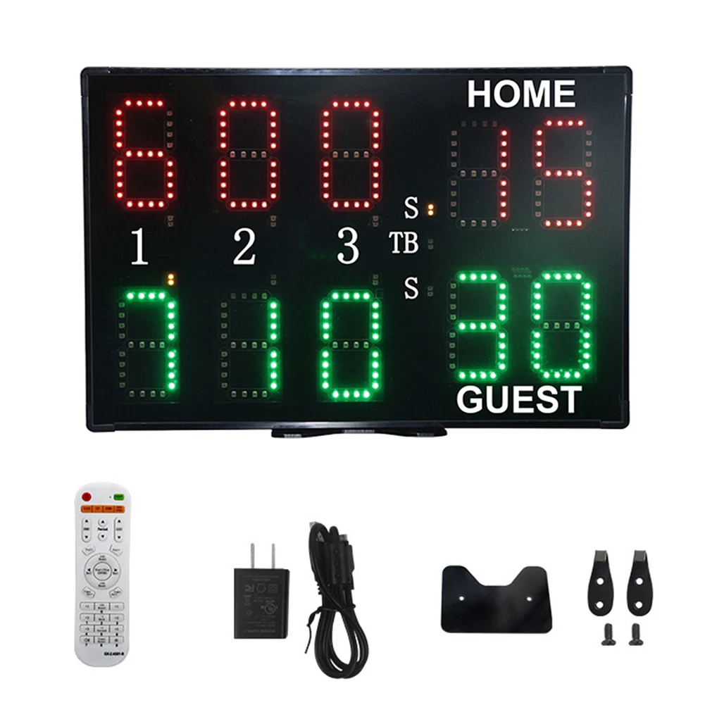 Electronic Tabletop Digital Scoreboard Remote Control Timer Counter Counting Clock For Volleyball Tennis
Electronic Tabletop Digital Scoreboard Remote Control Timer Counter Counting Clock For Volleyball Tennis