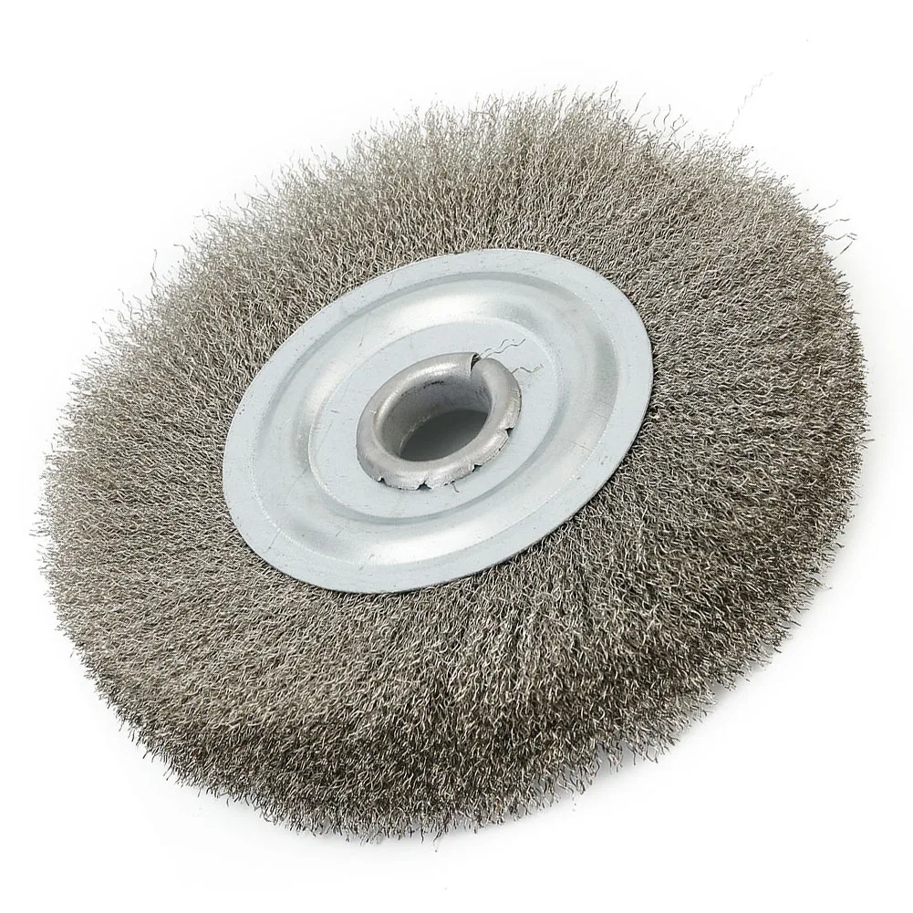 1pc 125mm Crimped Stainless Steel Wire Wheel Brush Bench Grinder Abrasive 16mm Hole Polishing Bench Grinder Rust Removal Tools
1pc 125mm Crimped Stainless Steel Wire Wheel Brush Bench Grinder Abrasive 16mm Hole Polishing Bench Grinder Rust Removal Tools