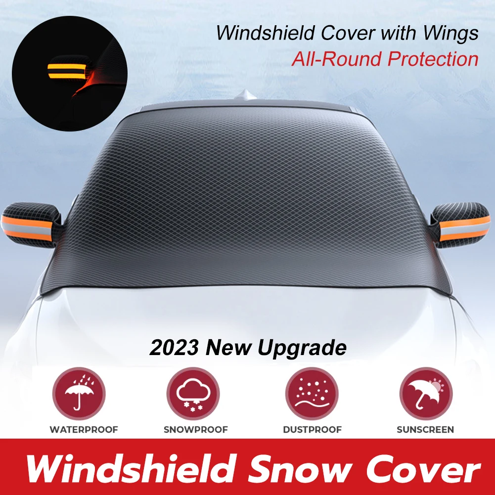2023 Upgrade Windshield Cover for Snow Magnetic Mount Car Sunshade Windshield Snow Cover Waterproof with Mirror Cover 4 Seasons
2023 Upgrade Windshield Cover for Snow Magnetic Mount Car Sunshade Windshield Snow Cover Waterproof with Mirror Cover 4 Seasons
