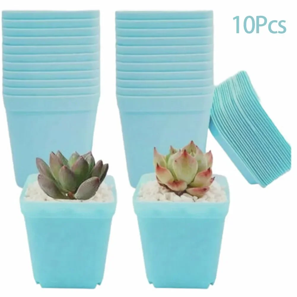10pcs 5 Colors Avilable Thicken Flower Pots Planters Pot Trays Plastic Pots Creative Small Square Pots For Succulent Plants
10pcs 5 Colors Avilable Thicken Flower Pots Planters Pot Trays Plastic Pots Creative Small Square Pots For Succulent Plants