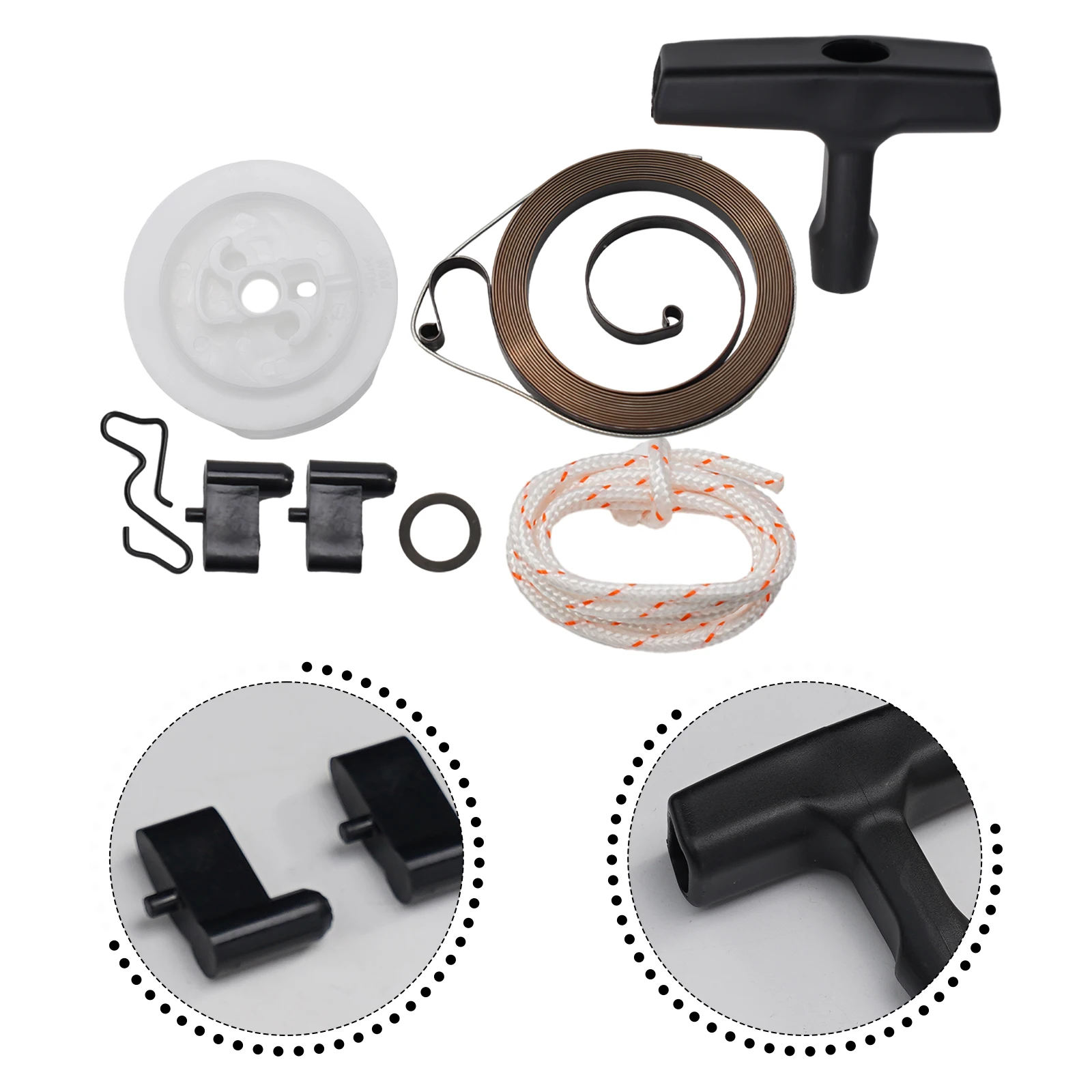 Ручка стартера Recoil Rewind, шнурковые пружины для Stihl 034 036 MS340 MS360 MS361 бензопилы Steele 0000 642 1223 1128 190
Ручка стартера Recoil Rewind, шнурковые пружины для Stihl 034 036 MS340 MS360 MS361 бензопилы Steele 0000 642 1223 1128 190