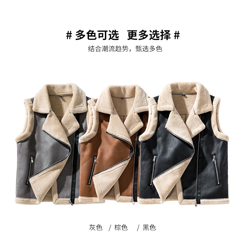 Men Fashion Casual Thicken Gilets Winter New Lamb Wool Coat Warm Vest Male Jacket Can Be Worn On Both Sides Sleeveless Waistcoat 2 Mallzona S4630700fdfba4e9ba6fa9911a1326e2a1 Men Fashion Casual Thicken Gilets Winter New Lamb Wool Coat Warm Vest Male Jacket Can Be Worn On Both Sides Sleeveless Waistcoat Mallzona