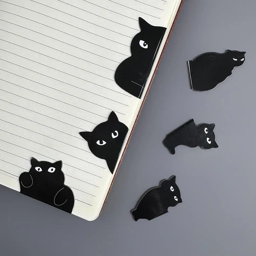6pcs Black Cat Bookmark for Books Cute Cartoon Magnetic Page Clips Book Marker Unique Reading Gift A7405
6pcs Black Cat Bookmark for Books Cute Cartoon Magnetic Page Clips Book Marker Unique Reading Gift A7405