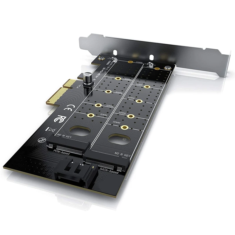 Плата расширения PCIe-M.2 SATA III и M.2 PCIe на SATA III и PCIe 3,0 X4-двойная карта адаптера-поддерживает ключ SATA B и M
Плата расширения PCIe-M.2 SATA III и M.2 PCIe на SATA III и PCIe 3,0 X4-двойная карта адаптера-поддерживает ключ SATA B и M