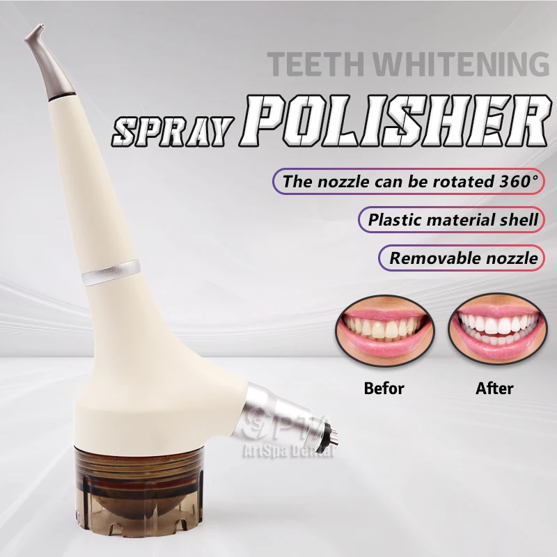 

Dental NEW Air Flow Sandblasting Polisher Teeth Polishing Air Prophy Abrasion Micro Sandblaster Plastic Shell Dentist Whitening