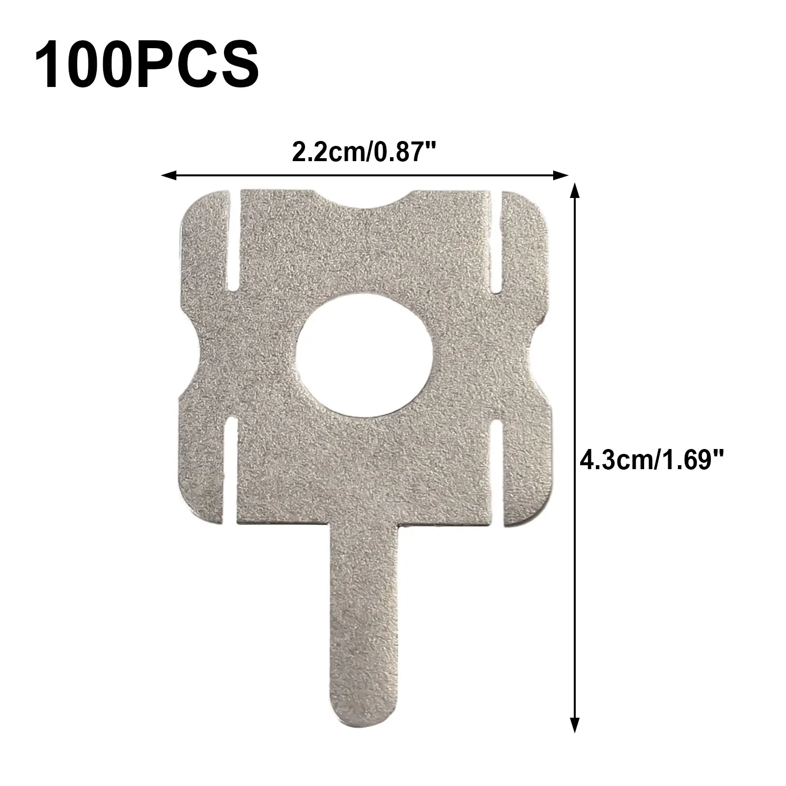 

100 шт., U-образные никелевые листы, стандартный комплект литиевых батарей для замены точечной сварки, никелевый лист, U-образные сварочные инструменты