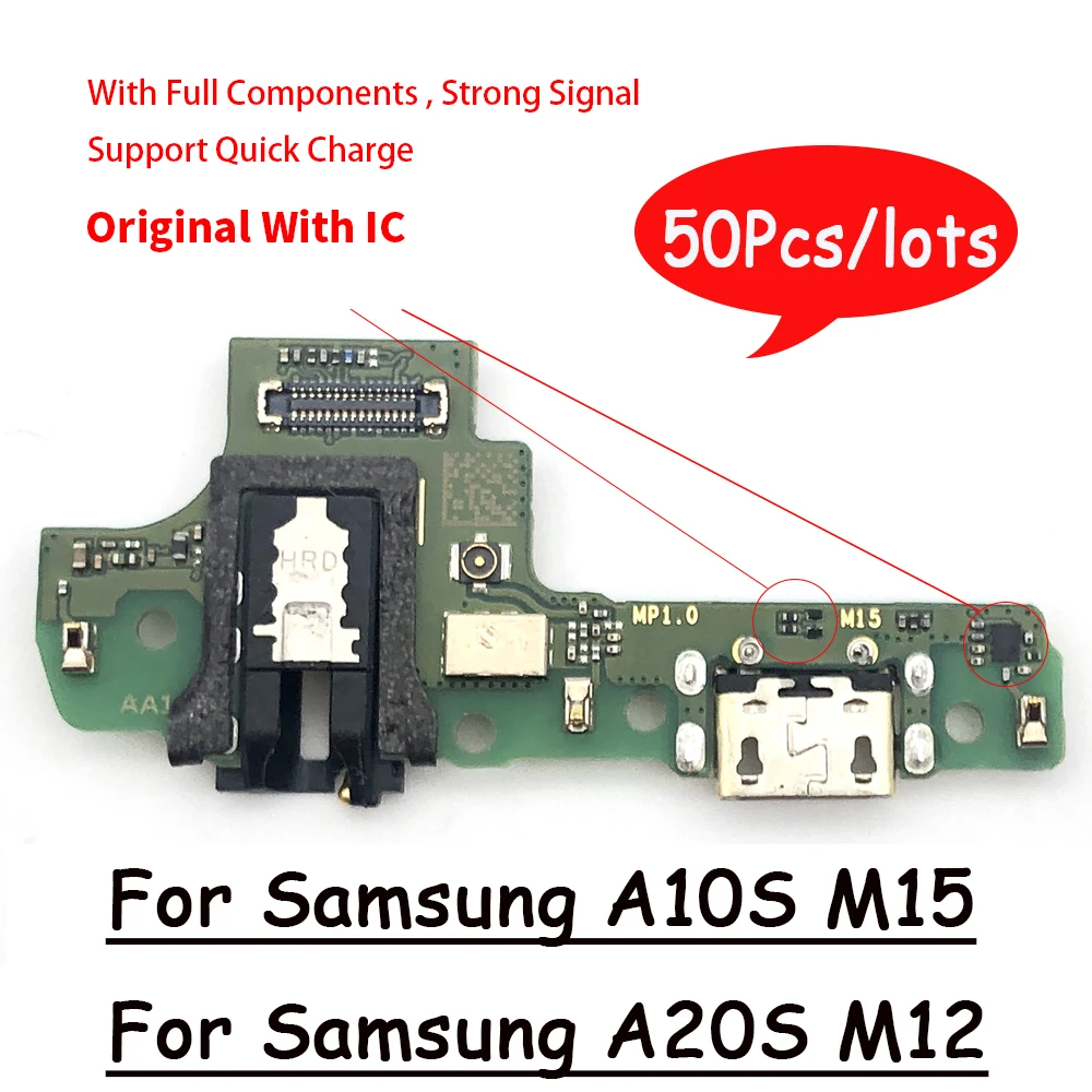 50Pcs conector a10s original USB Charging Charger Port Connector Board Flex Cable For Samsung A20S M12 A10S M16 With Microphne
50Pcs conector a10s original USB Charging Charger Port Connector Board Flex Cable For Samsung A20S M12 A10S M16 With Microphne