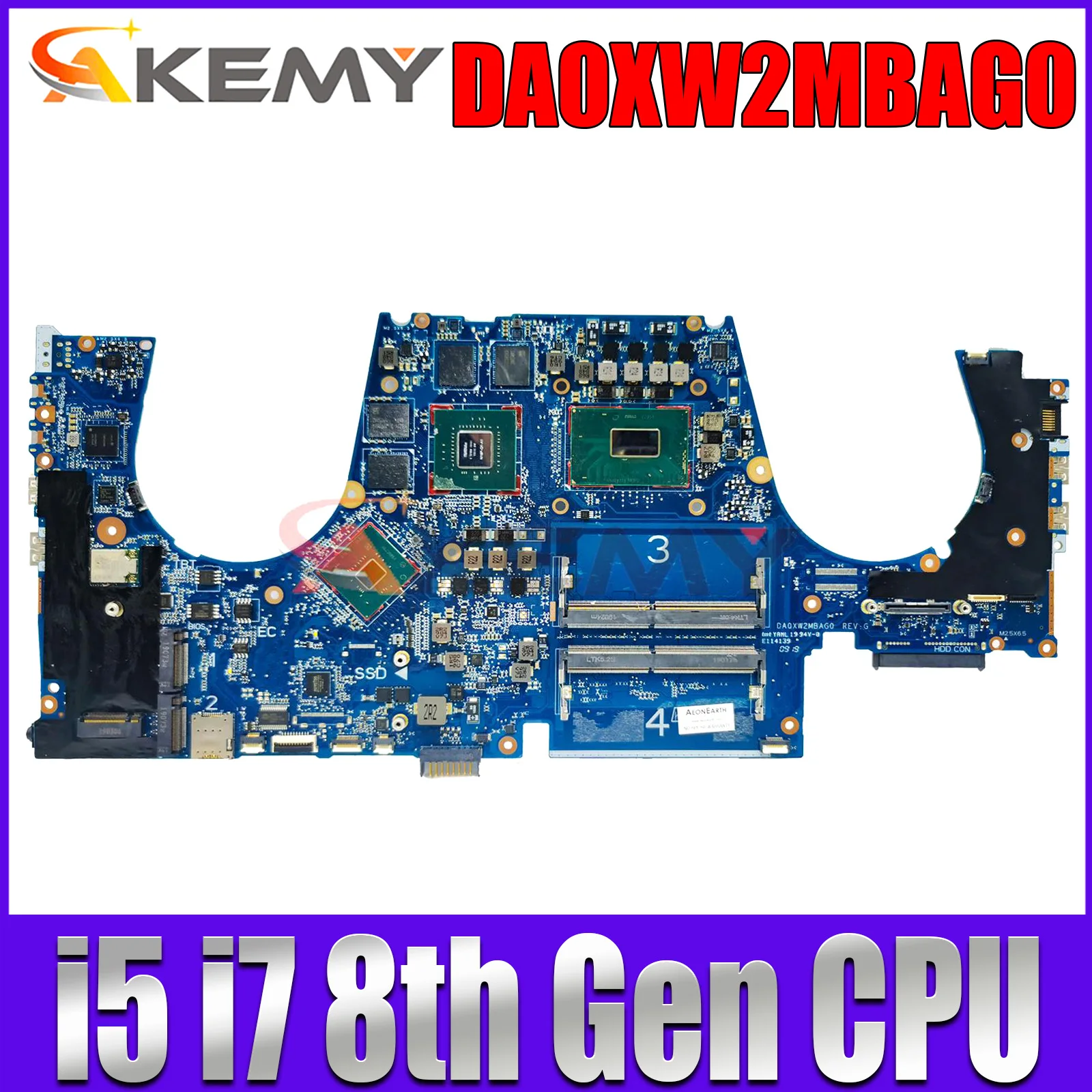 Материнская плата для HP ZBOOK 15 G5, материнская плата DA0XW2MBAG0 DAXW2CMBAF0, материнская плата I5 I7 8-го поколения, E-2176M ЦП Quadro P1000 GPU
Материнская плата для HP ZBOOK 15 G5, материнская плата DA0XW2MBAG0 DAXW2CMBAF0, материнская плата I5 I7 8-го поколения, E-2176M ЦП Quadro P1000 GPU