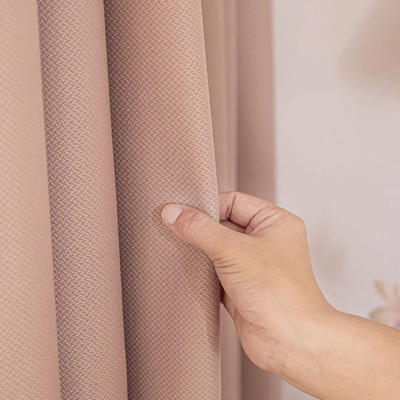 French Solid Color Cotton Double-sided Jacquard High Blackout Texture Curtains for Living Dining Room Bedroom Customization
French Solid Color Cotton Double-sided Jacquard High Blackout Texture Curtains for Living Dining Room Bedroom Customization