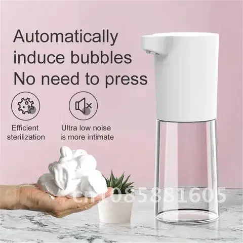 

Automatic Foaming Hands-Free IR Sensor Touch 500ml Induction Foam Dispenser Bathroom Container