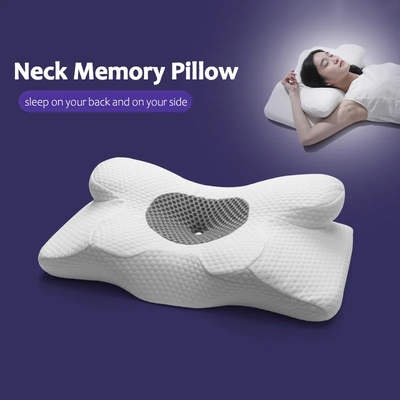 

11cm Contour Memory Foam Cervical Pillow Orthopedic Neck Pain Pillow for Side Back Stomach Sleeper Remedial Pillows For Adult