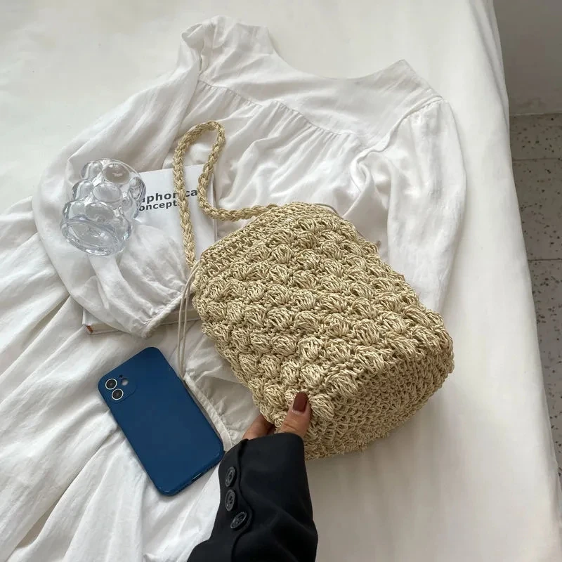 Handmade Drawstring Bucket Crossbody Bag 20 S463b192d62bc4baa9212f7acbf94b85cN