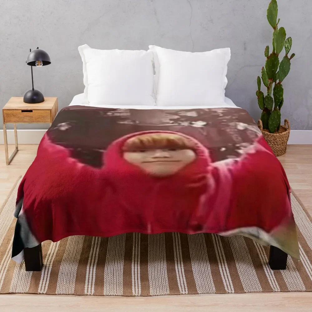 

Han Jisung cute meme Throw Blanket Fluffy Shaggy Sofa Quilt Comforter Giant Sofa Blankets