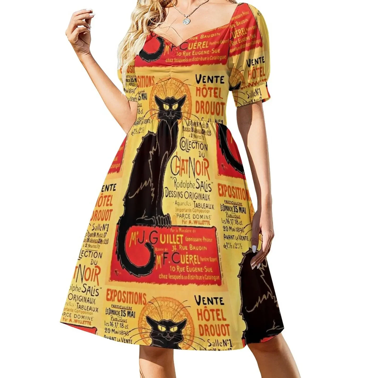 Le Chat Noir, Exposition particulière - 1896 Sleeveless Dress birthday dress sensual sexy dress for women
Le Chat Noir, Exposition particulière - 1896 Sleeveless Dress birthday dress sensual sexy dress for women
