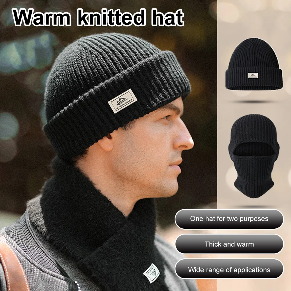 Men's Knitted Hat Mens Winter Hat Classic Thickened Warm Beanie Hats Casual Short Thread Hip Hop Hat Winter Warm Knitted Hat
Men's Knitted Hat Mens Winter Hat Classic Thickened Warm Beanie Hats Casual Short Thread Hip Hop Hat Winter Warm Knitted Hat