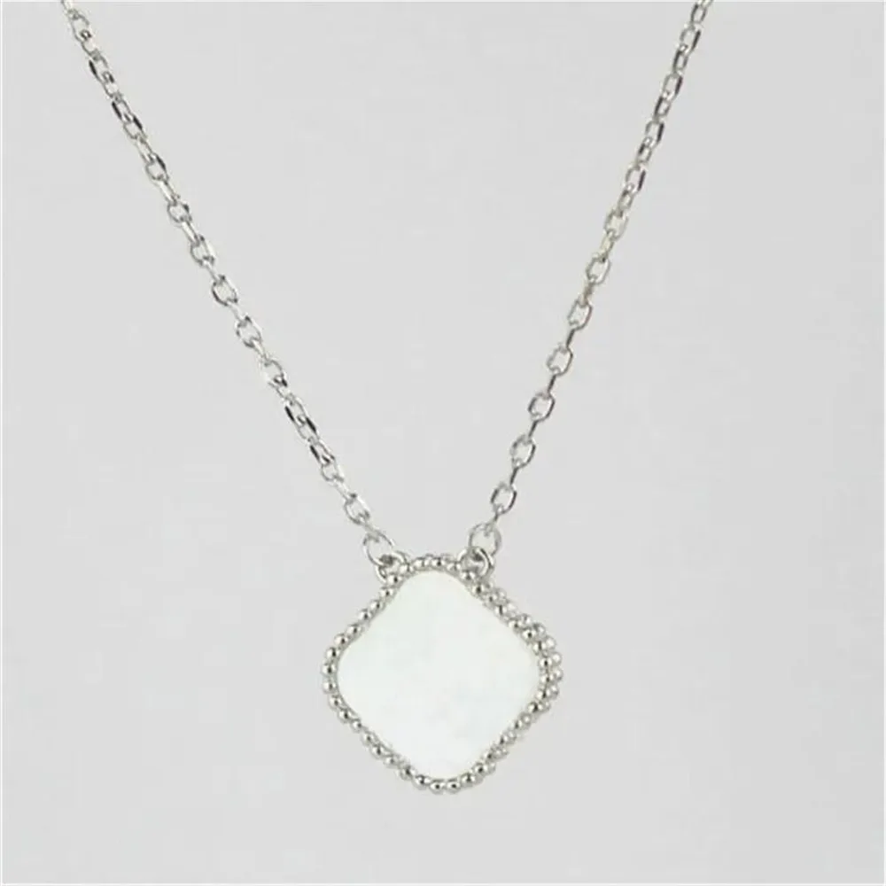 

Fashion Classic 4/Four Leaf Clover Necklaces Pendants Mother-of-Pearl Stainless Steel 18K Plated Jewelry
