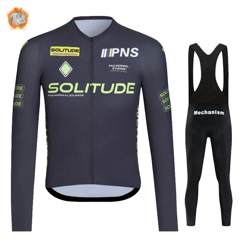 

PNS Pro Winter Thermal Fleece Cycling Jersey Set Long Sleeve Bicycle Clothing MTB Bike Wear Maillot Ropa Ciclismo Cycling Set