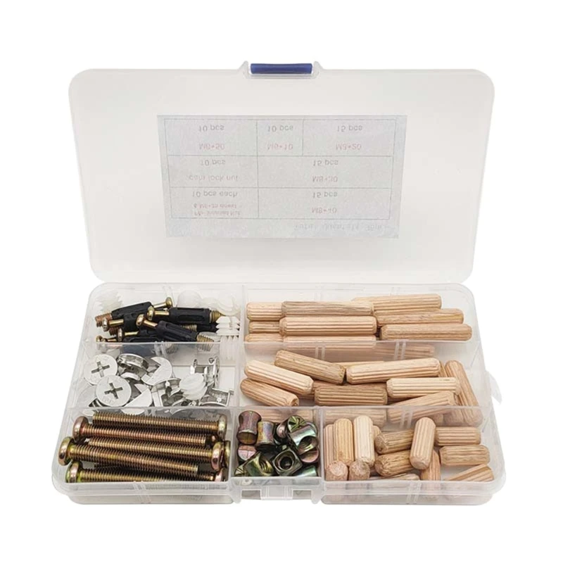 95pcs Sturdy Zinc Coated Connector Set 3 in 1 Furniture Hardware Connectors & Essential Durable for Easy Assembly
95pcs Sturdy Zinc Coated Connector Set 3 in 1 Furniture Hardware Connectors & Essential Durable for Easy Assembly