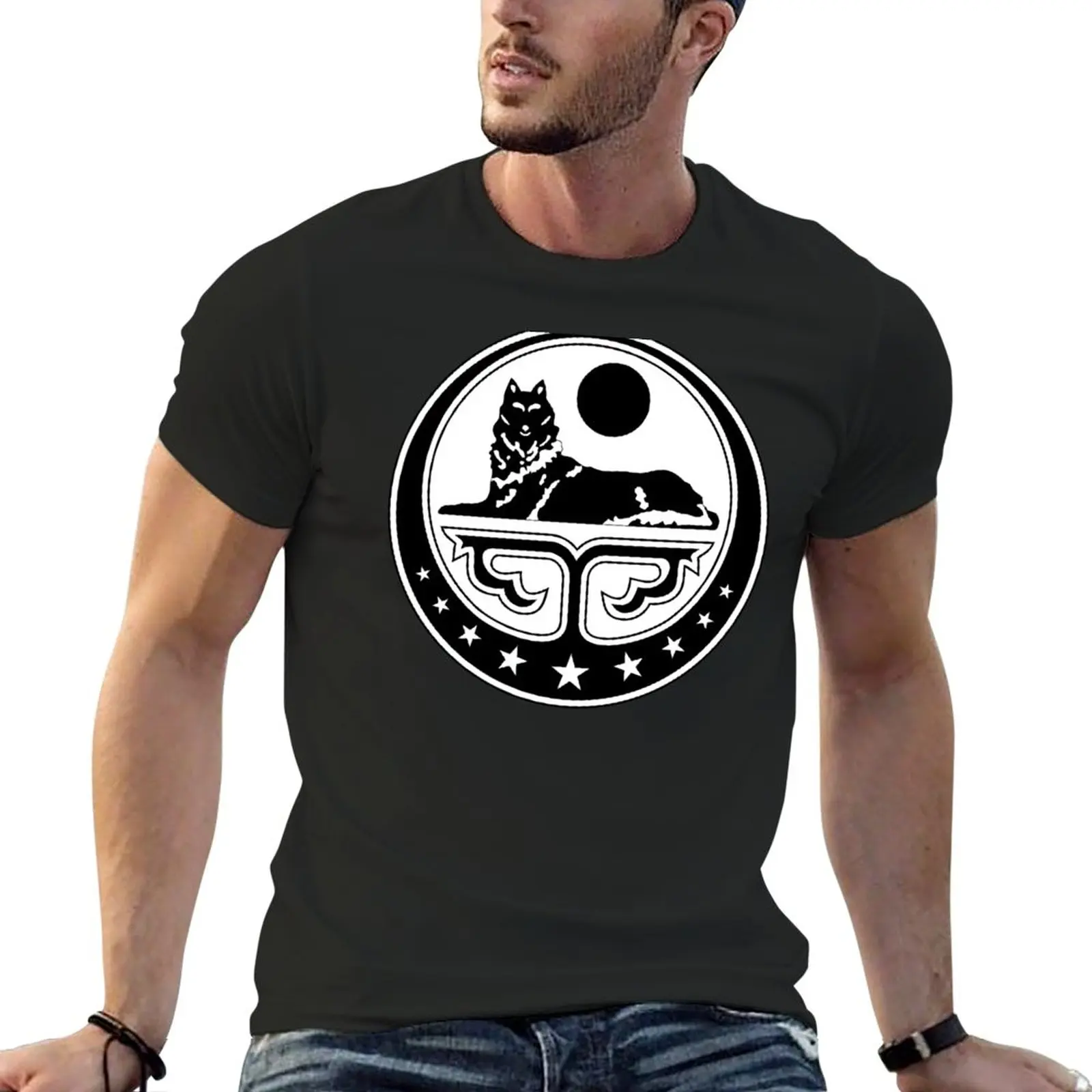 New Chechen coat of arms - Ichkeria - Black and white edition T-Shirt vintage t shirt man clothes mens t shirts
New Chechen coat of arms - Ichkeria - Black and white edition T-Shirt vintage t shirt man clothes mens t shirts
