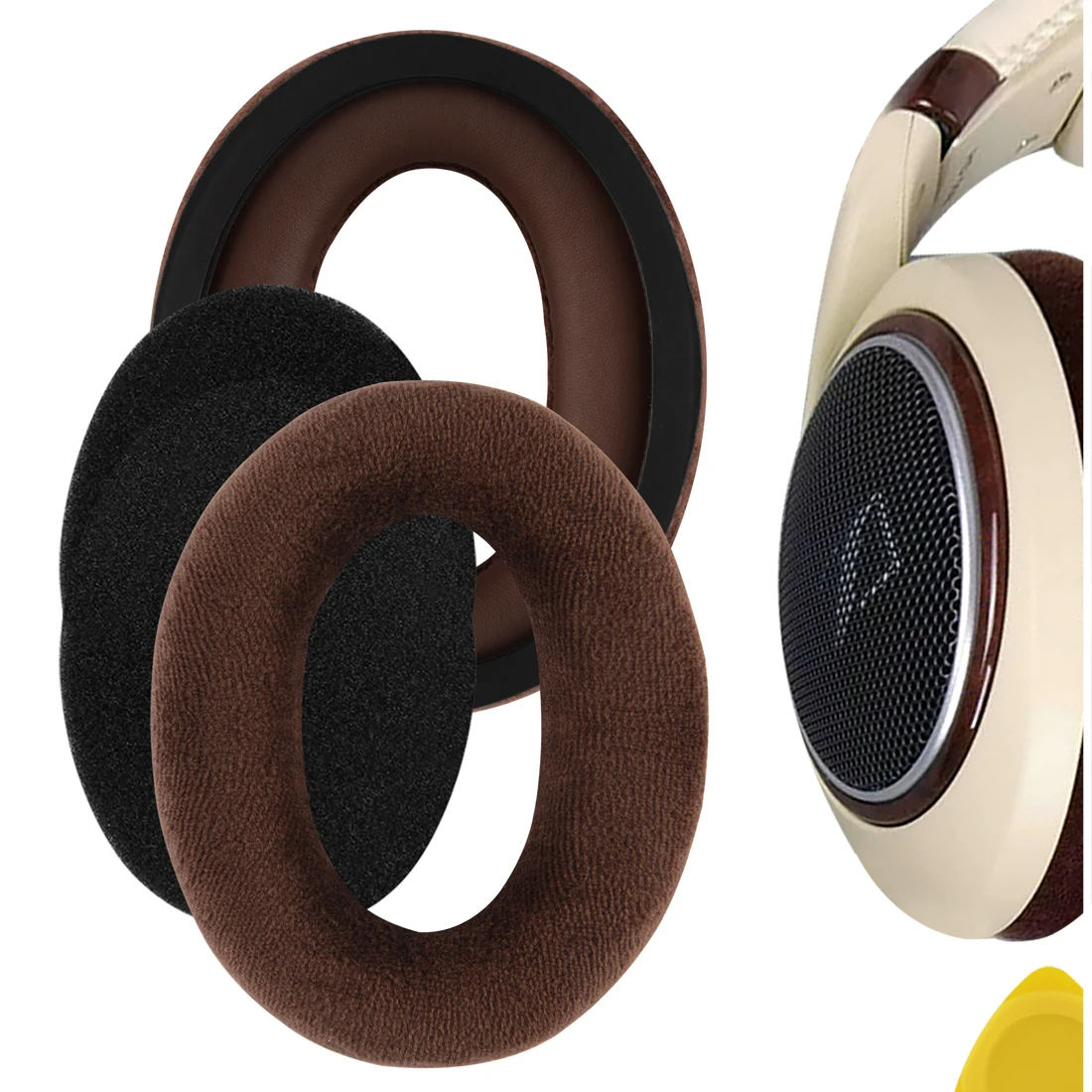 Geekria Earpads for Sennheiser HD515 HD518 HD555 HD595 Replacement Headphones Comfort Velour Ear Pads Cover Cushion Foam Earmuff
Geekria Earpads for Sennheiser HD515 HD518 HD555 HD595 Replacement Headphones Comfort Velour Ear Pads Cover Cushion Foam Earmuff
