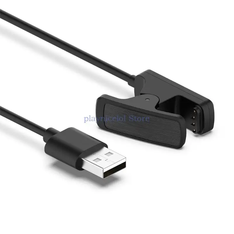 

1 м USB 4-контактный зажим для зарядного устройства USB-кабель для зарядки Шнур для быстрой зарядки для умных часов GarminMarq