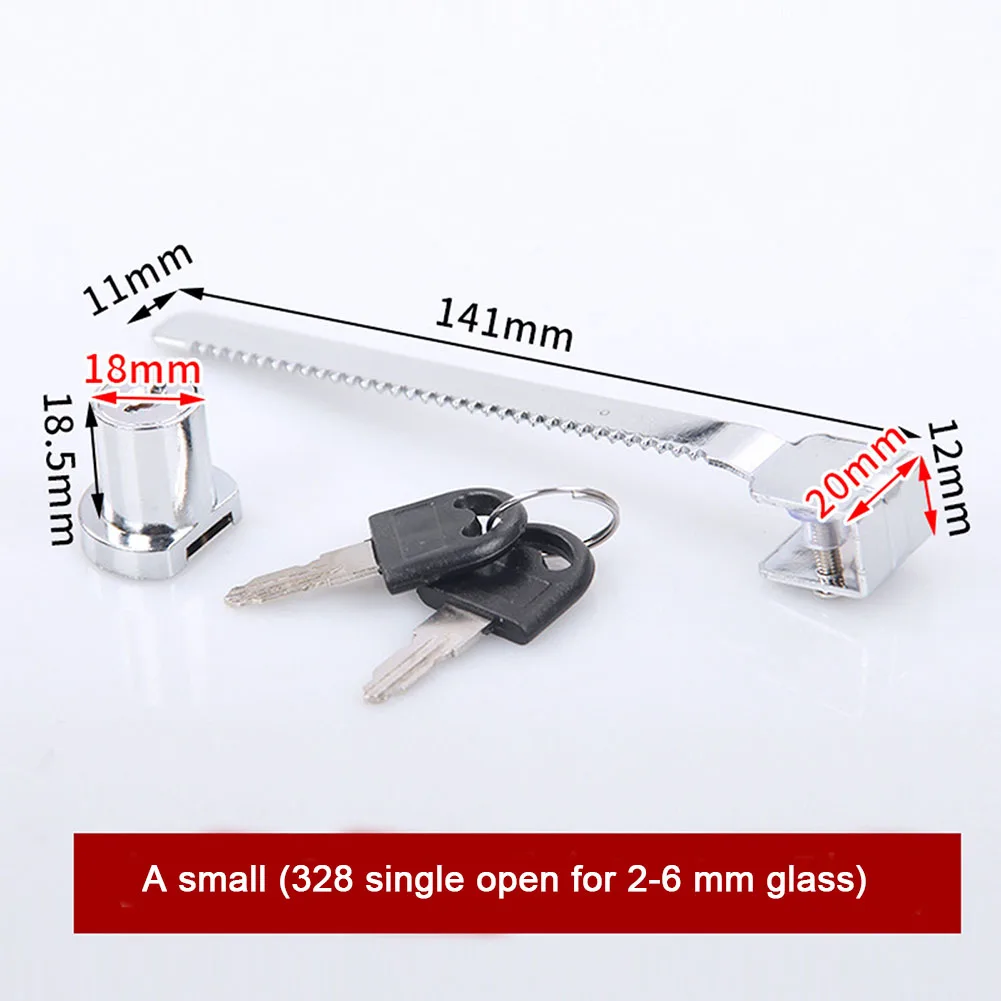 Cabinet Lock Enhance Security with this Sliding Glass Cabinet Lock Premium Zinc Alloy Material Includes 2 Keys
Cabinet Lock Enhance Security with this Sliding Glass Cabinet Lock Premium Zinc Alloy Material Includes 2 Keys