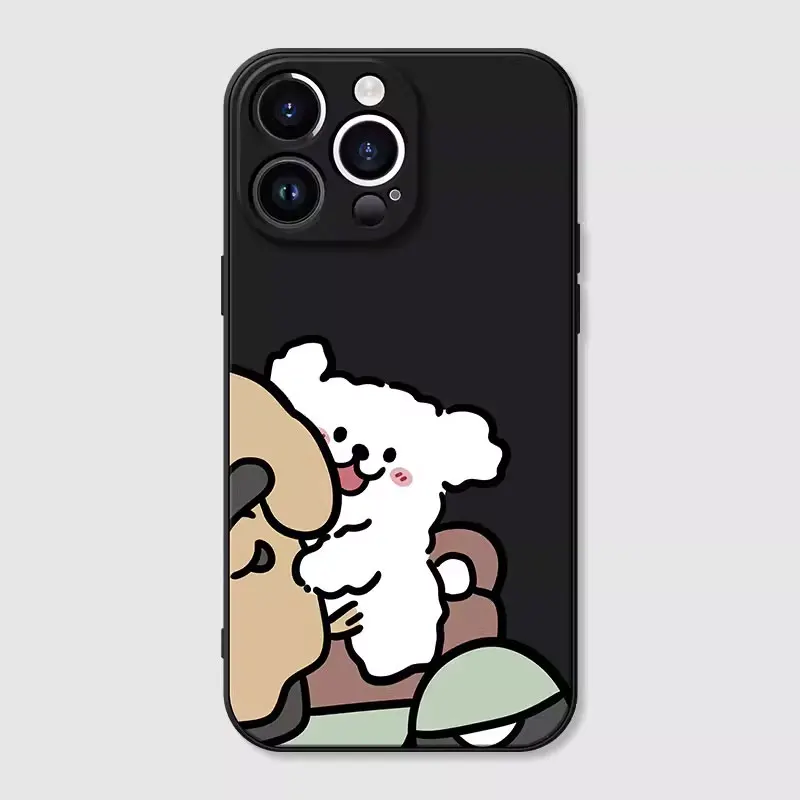Funny Driving Dog Couple Phone Case for IPhone 16 Pro Max 13 12 11 Mini XS MAX X 8 14 15 Plus Shockproof Soft Cover Lovers Cases Funny Driving Dog Couple Phone Case for IPhone 16 Pro Max 13 12 11 Mini XS MAX X 8 14 15 Plus Shockproof Soft Cover Lovers Cases