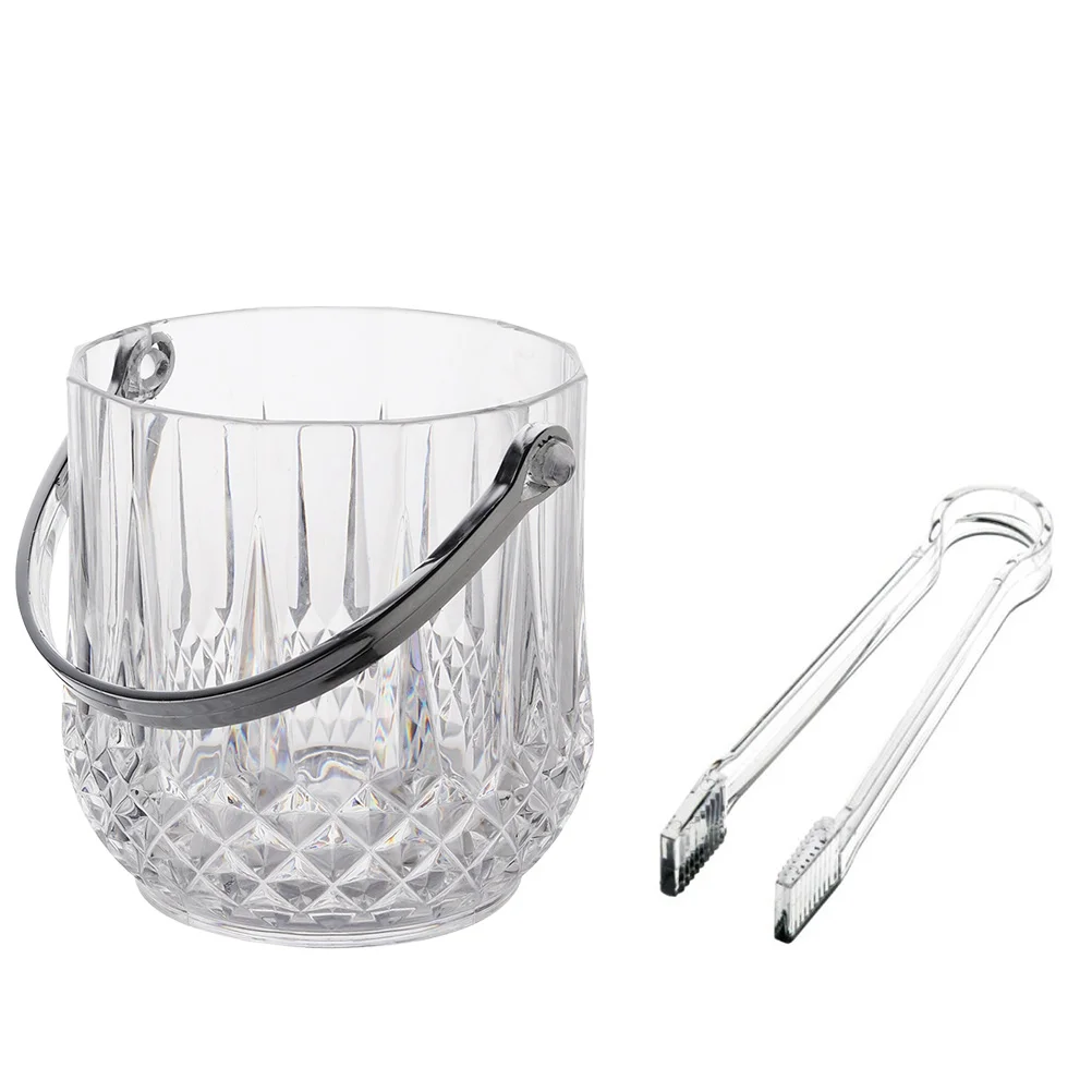 Portable Ice Bucket Plastic Ice Clamp Ice Container Diamond Crystal Ice Bucket Plastic Ice Clip (Transparent)
Portable Ice Bucket Plastic Ice Clamp Ice Container Diamond Crystal Ice Bucket Plastic Ice Clip (Transparent)