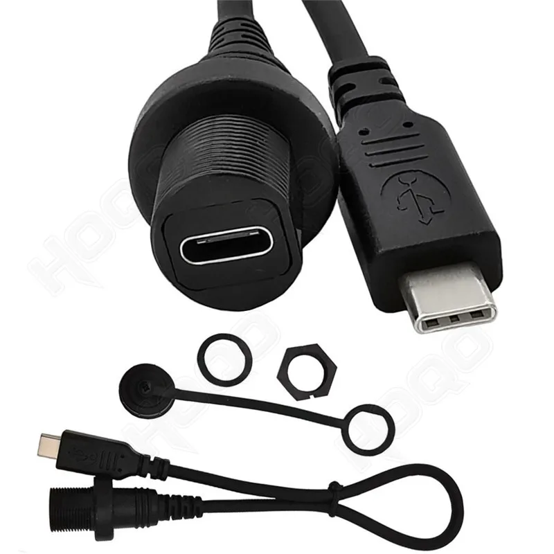 30cm USB IP67 Waterproof Cable type-c 3.1 IP 67 Male to Female Panel Mount Water Proof Connector Extension cord
30cm USB IP67 Waterproof Cable type-c 3.1 IP 67 Male to Female Panel Mount Water Proof Connector Extension cord