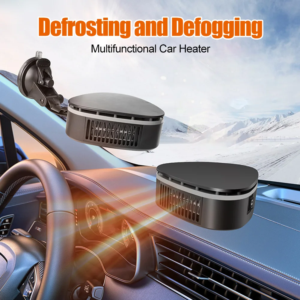 New Mini Car Heater 12V Heating Fan With Suction Cup Heating Cooling Fan 360° Adjustable Windshield Defrosting Defogging Fan
New Mini Car Heater 12V Heating Fan With Suction Cup Heating Cooling Fan 360° Adjustable Windshield Defrosting Defogging Fan