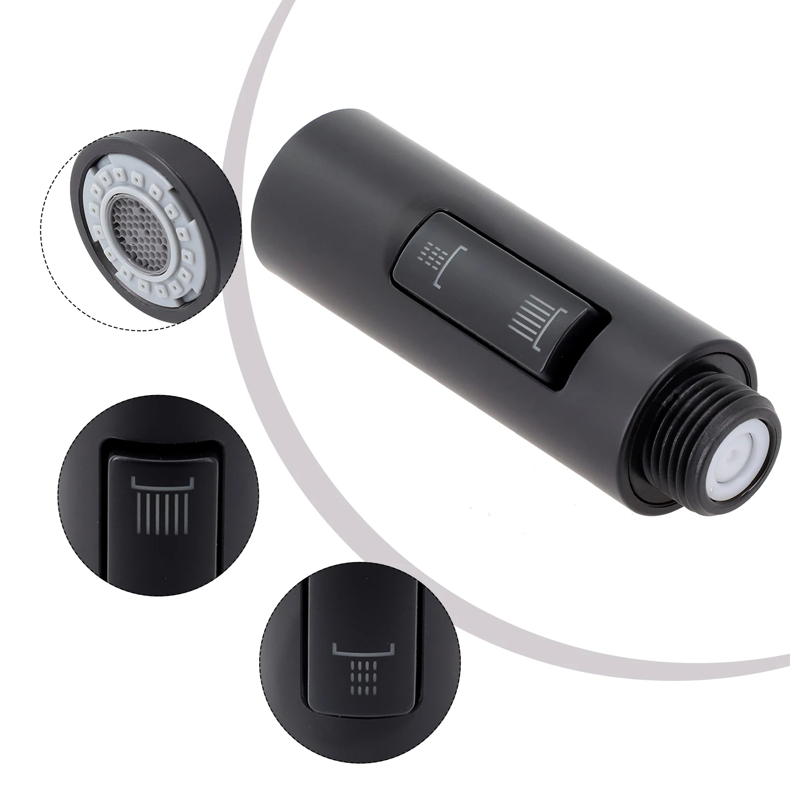 1PC Pull Out Spray Shower Head Setting Kitchen Spare Replacement Water Tap Sprayer Black Standard G1/2 Male Connector
1PC Pull Out Spray Shower Head Setting Kitchen Spare Replacement Water Tap Sprayer Black Standard G1/2 Male Connector