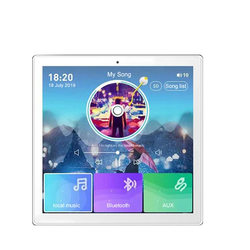 4 Channel Wireless Bluetooth Wall Amplifier with Touch Screen FM Radio,USB,TF, for Smart Home Audio BT Amplifier 
4 Channel Wireless Bluetooth Wall Amplifier with Touch Screen FM Radio,USB,TF, for Smart Home Audio BT Amplifier