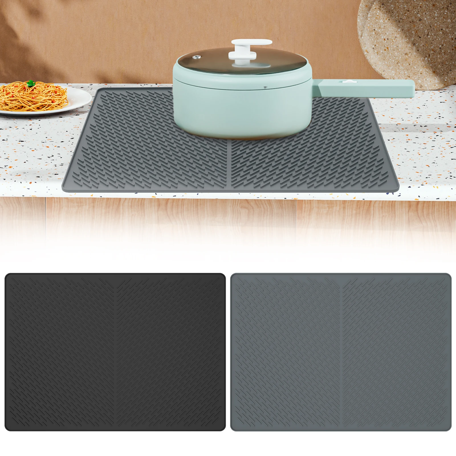 

Electric Stove Top Cover Silicone Stove Top Cover Heat Resistant Silicone Stove Mat Space Saving Stove Top Protector 28×20 Inch