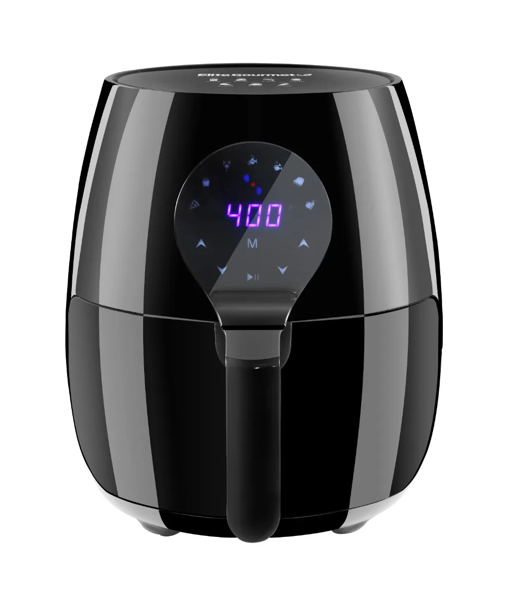 

Elite Gourmet 5.3 Qt. Air Fryer (black) Large Capacity 5.3 Quart Frying Tank with Non-stick Coating.