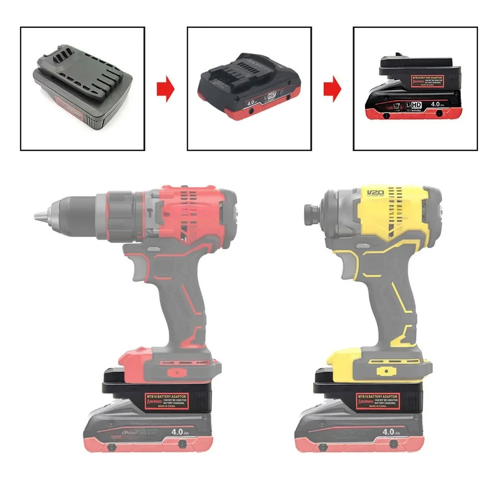 

Battery Adapter for Metabo 18V Li-ion Battery Convert To for CRAFTSMAN 20V (V20) for Stanley 18V Lithium Power Tool Use